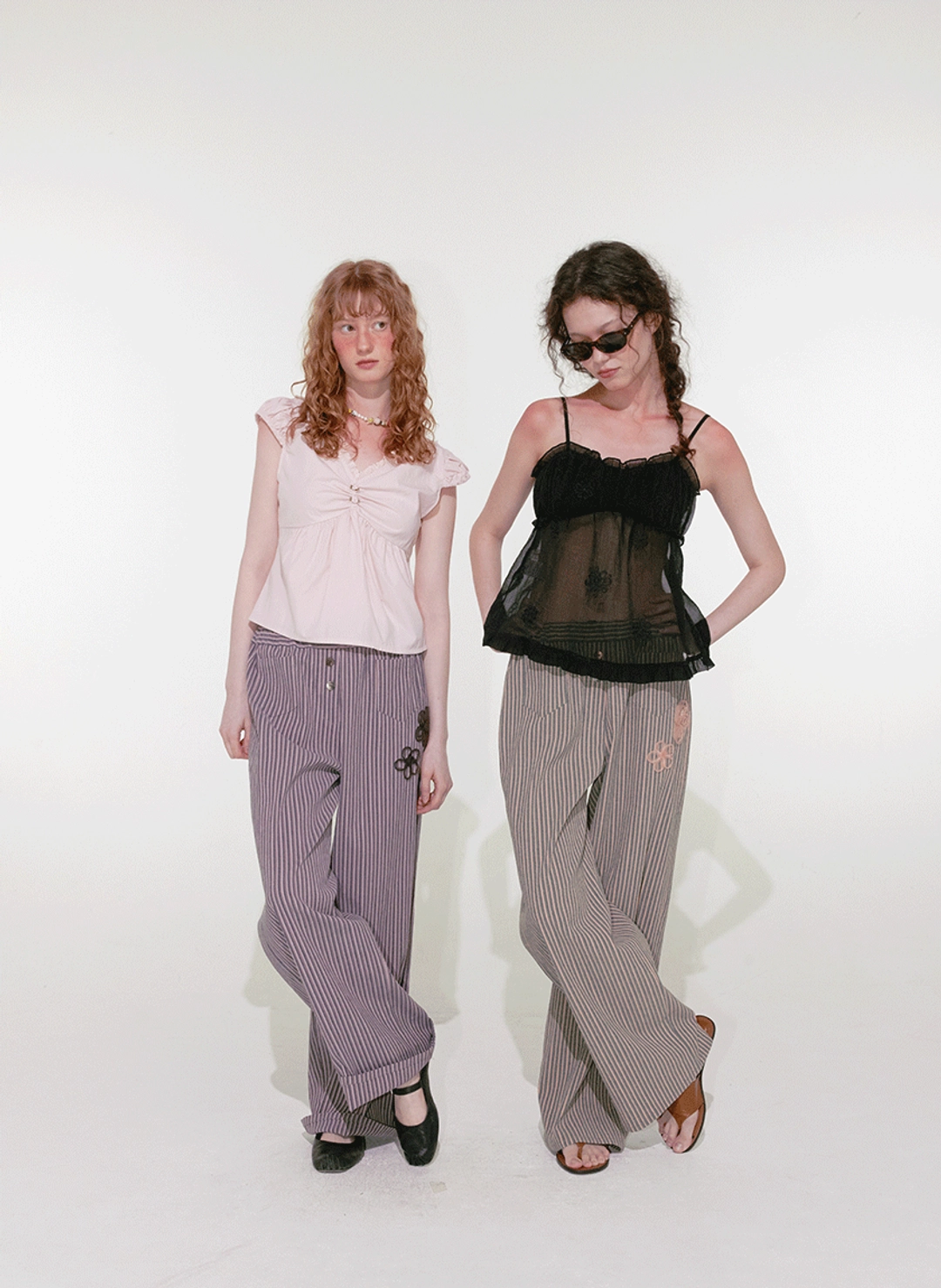 루루서울 Vacation Stripe Pants (Purple) 상품 이미지 2