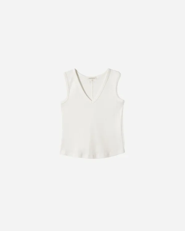 Rue Cotton V-Neck Sleeveless