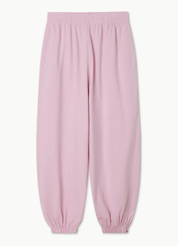 Diagonal jogger pants (Unisex)_Sweet Lilac