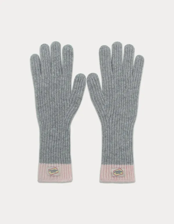 Butter Cashmere Gloves - Grey