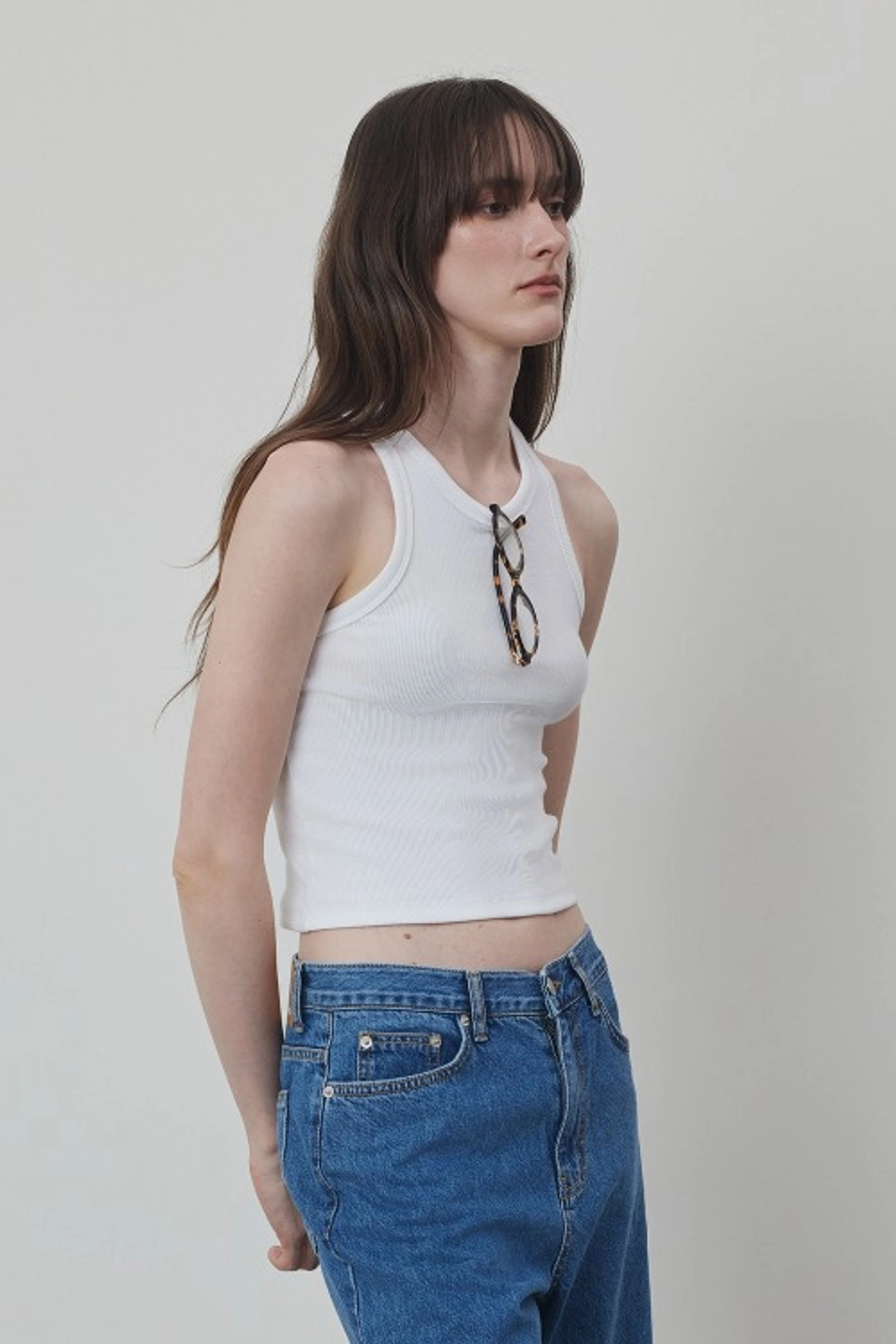 퀸스래빗 Ribbed Sleeveless Top 상품 이미지 2
