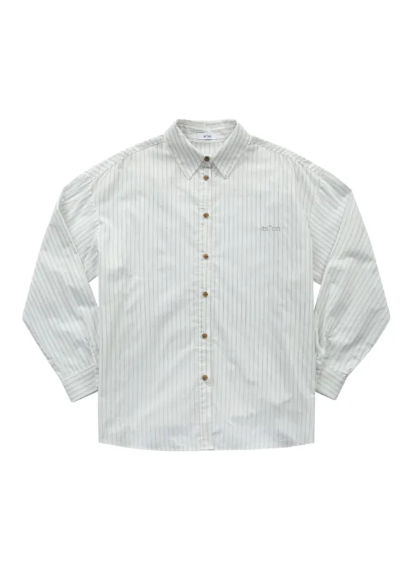 LOPY STRIPE SHIRT / IVORY