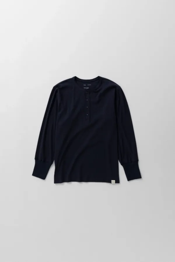 lounge henley t-sh (navy)