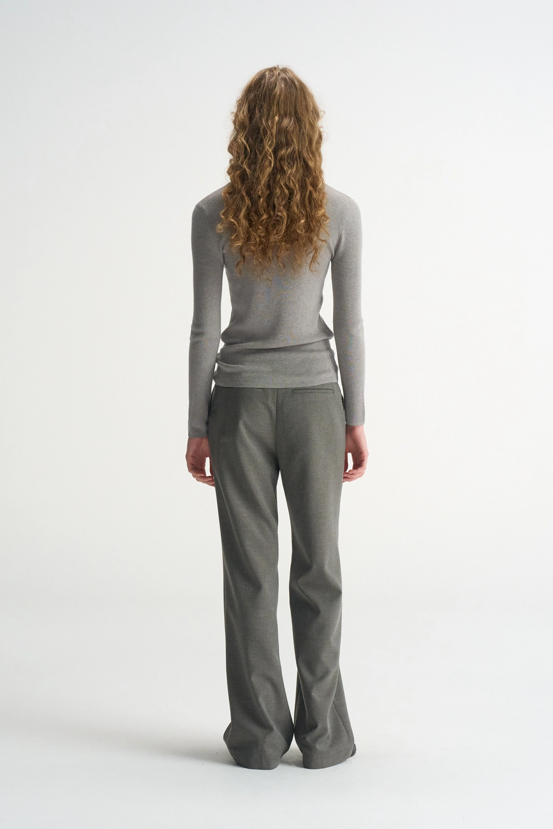 레이스 90s Straight Slacks_Brown 상품 이미지 1