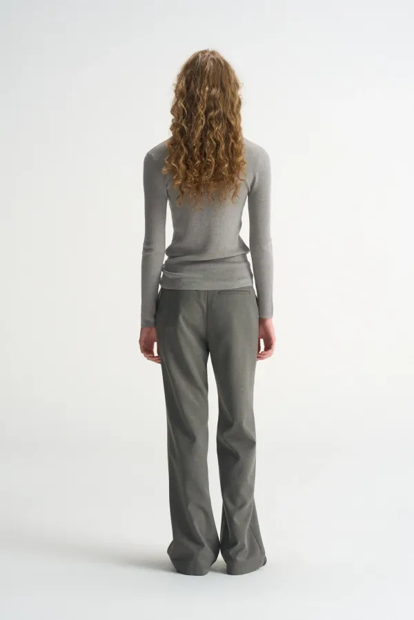 90s Straight Slacks_Brown