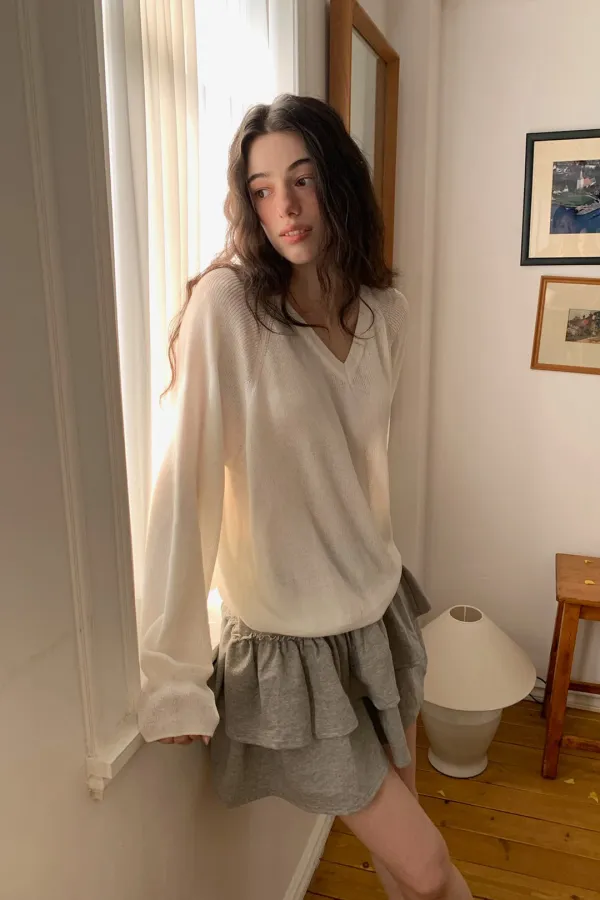 Breeze Knitsweater / White