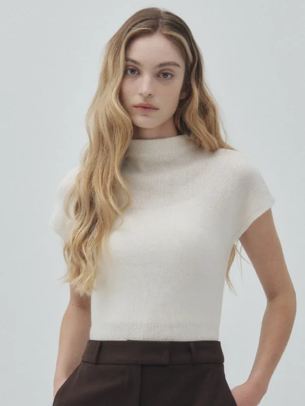 Poin Short-sleeve Half Turtleneck Knit_3color