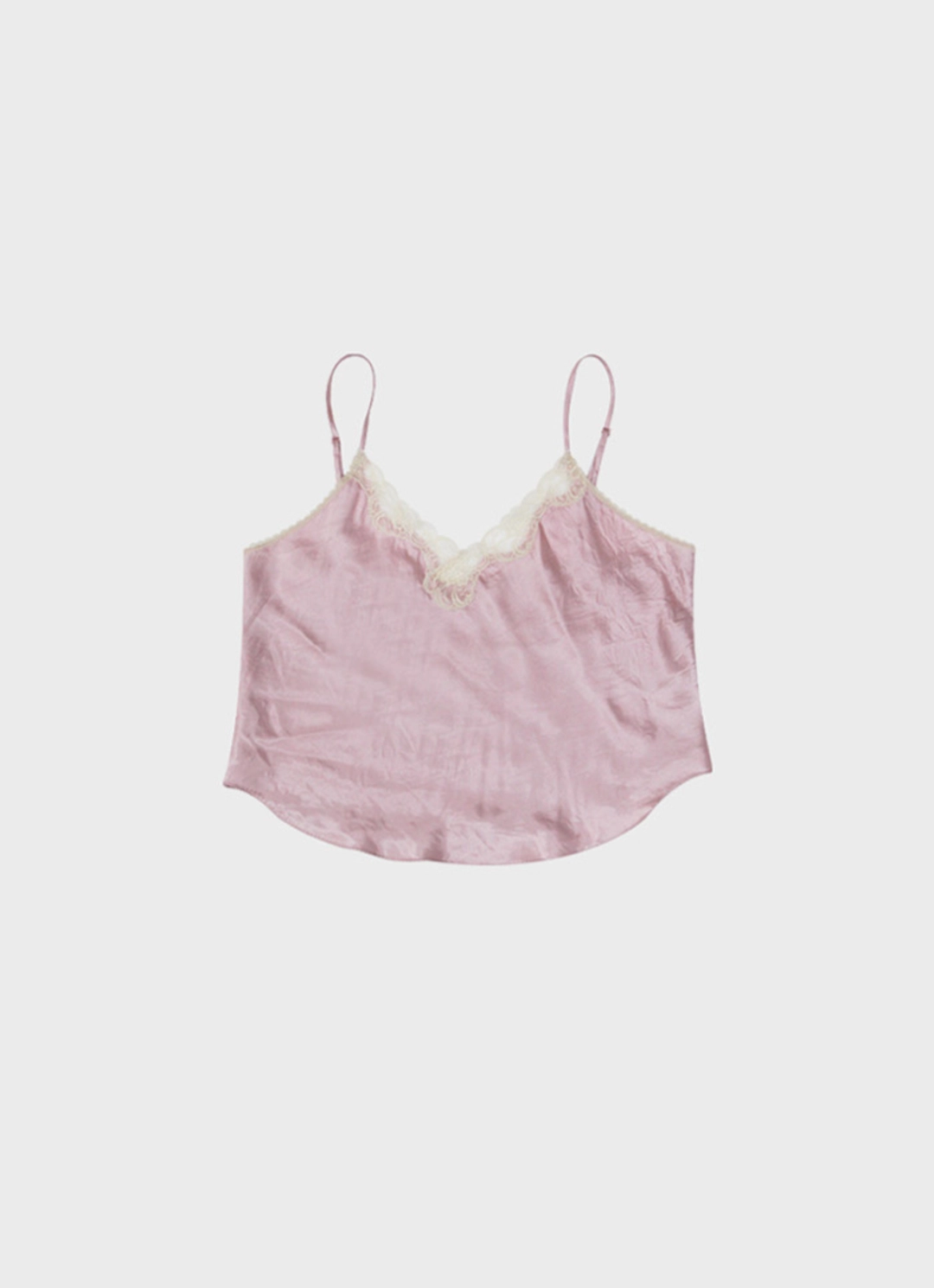 프레클 lace satin camisole in pink 상품 이미지 1
