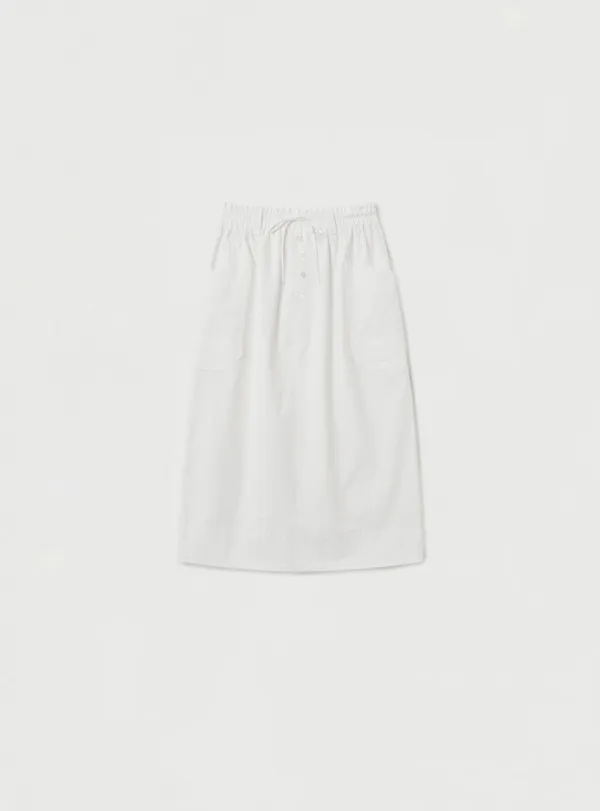 COTTON DRAWSTRING SKIRT