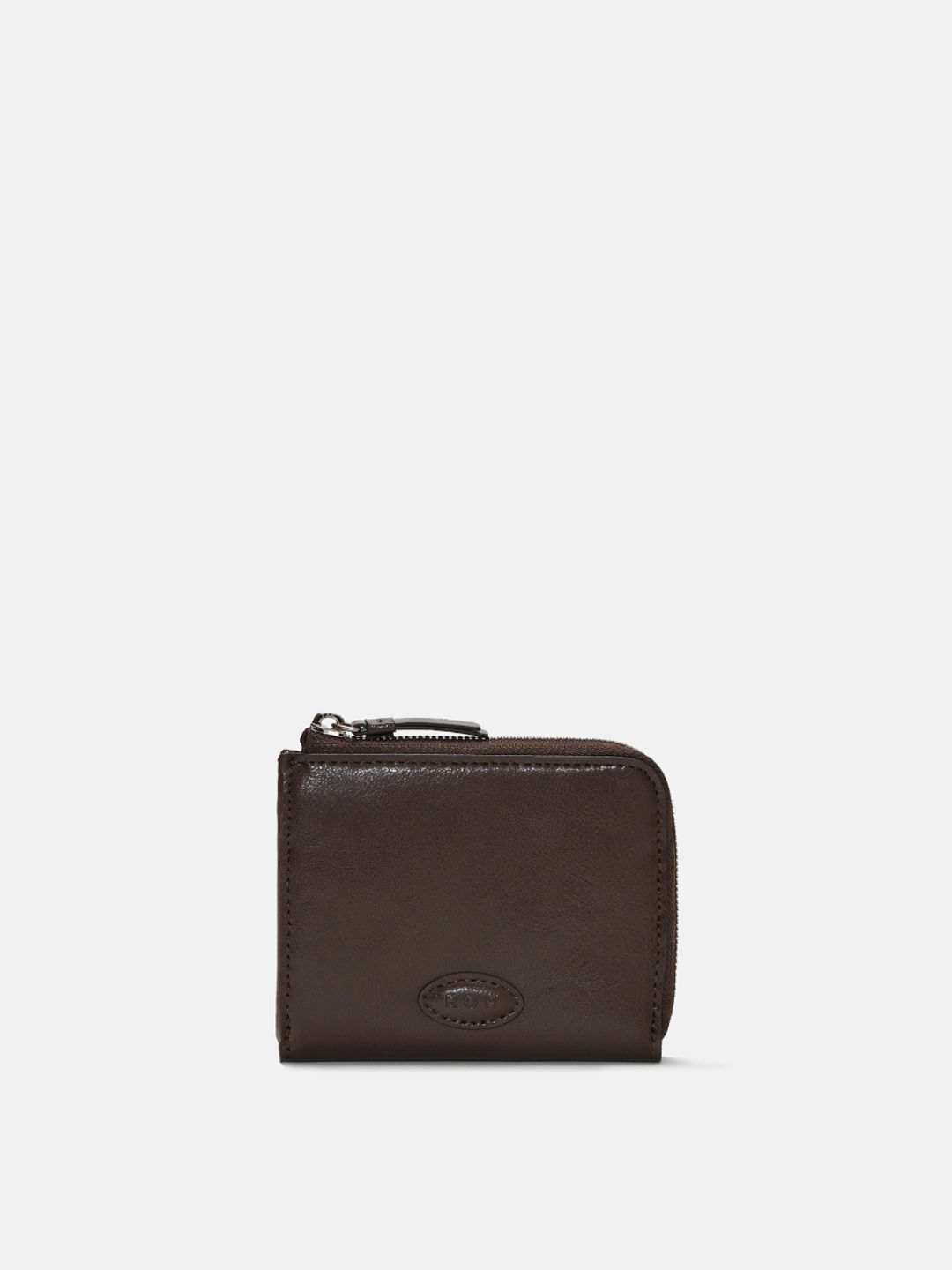 로서울 Oval button wallet Wrinkled Umber 상품 이미지 1