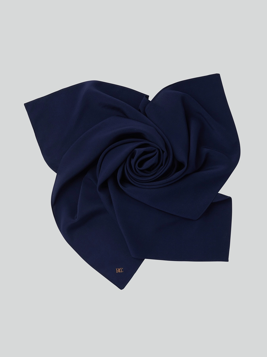 렉토 RC SILK SCARF (NAVY) 상품 이미지 1