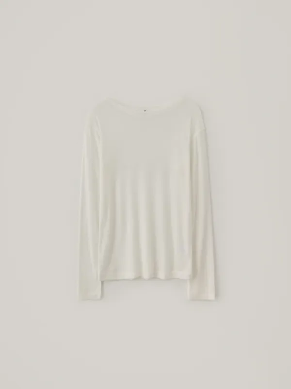 [10.30 예약 배송] Relaxed Wool Top - Ivory - CHE-SEOUL