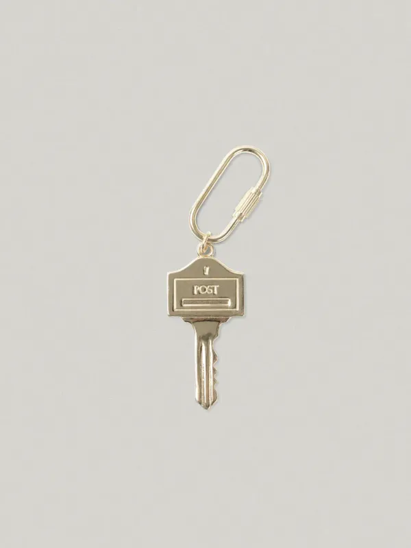 [folnua x fi,ore]Mini Post Keyring - gold미니 포스트 키링