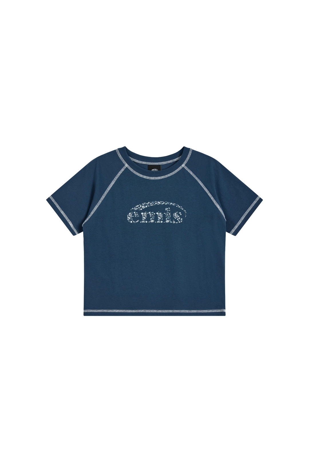 이미스 (W) COASTAL COVER STITCH T-SHIRT-BLUE 상품 이미지 1