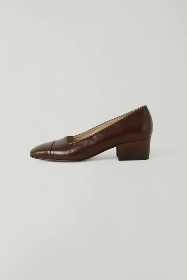 T/T Square comfort pumps (brown)