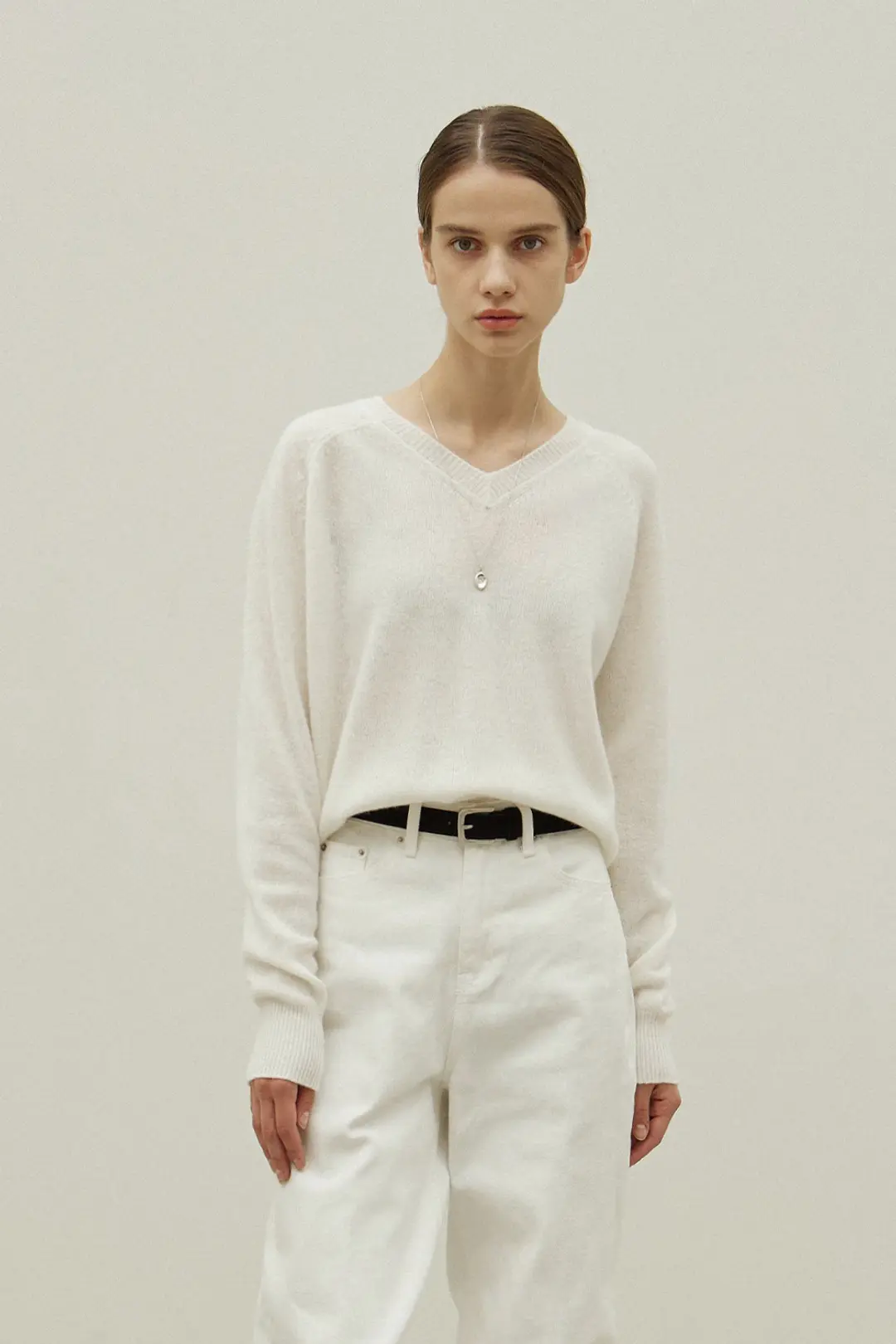 오브오브 Ivan loose wool knit_ivory 상품 이미지 3