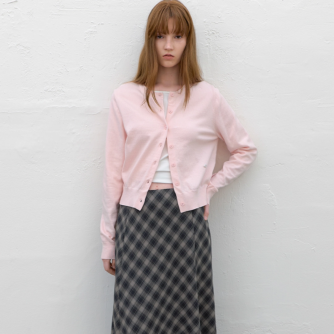 아뜰리에 나인 (CD-2273)COTTON CLASSICAL SLIM KNIT CARDIGAN 상품 이미지 1