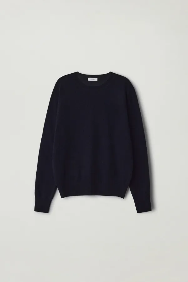 Plain knit (Navy)