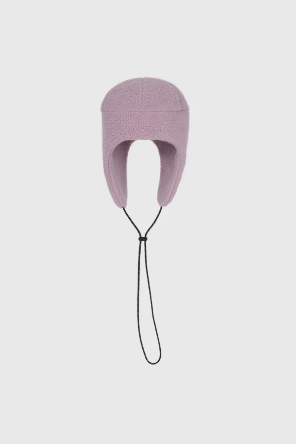 Pipi Fleece Earflap Hat (Purple)
