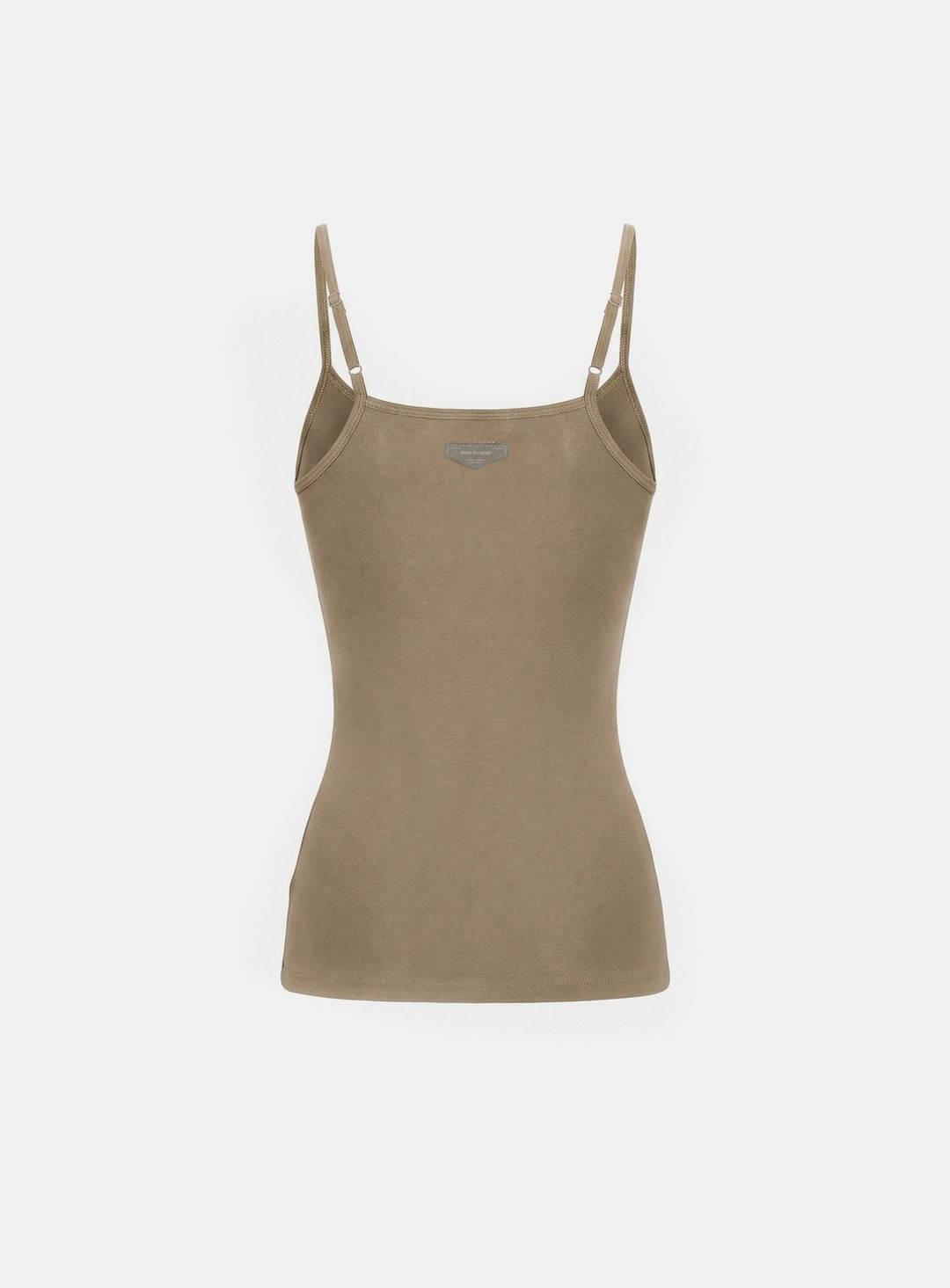 배드블러드 [w-tnk26-005] BS Cotton Jersey String Tank - Tobacco 상품 이미지 2
