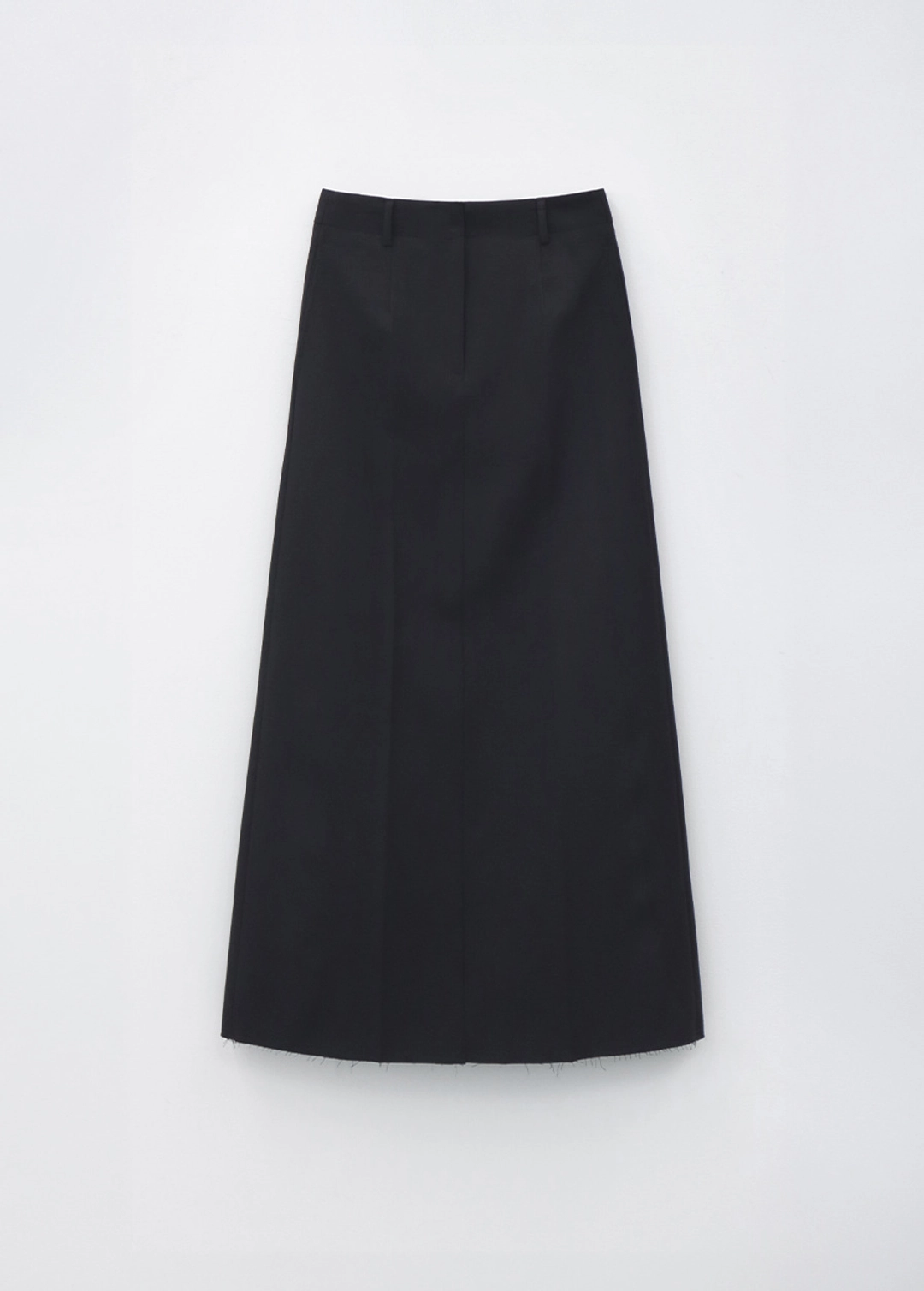 칙스라벨 마티나 컷오프 롱 스커트 - Black 상품 이미지 1