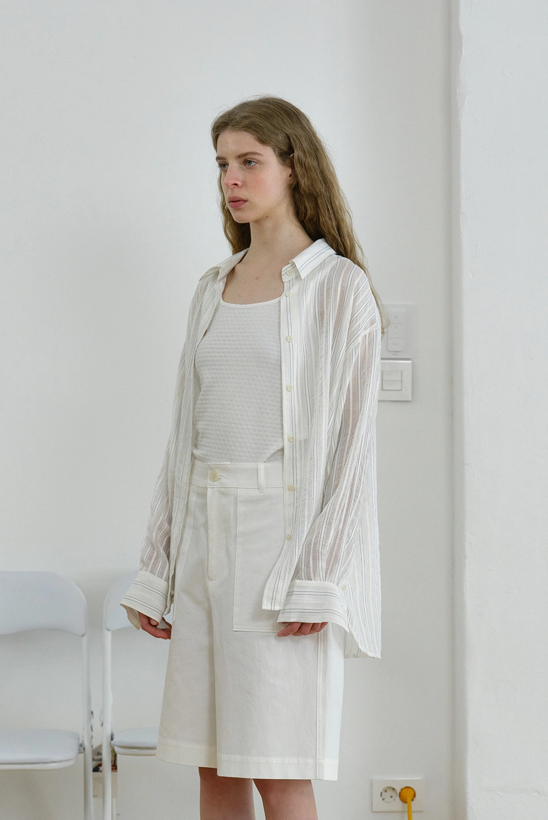 브렌다 브렌든 monet summer shirts - ivory 상품 이미지 2