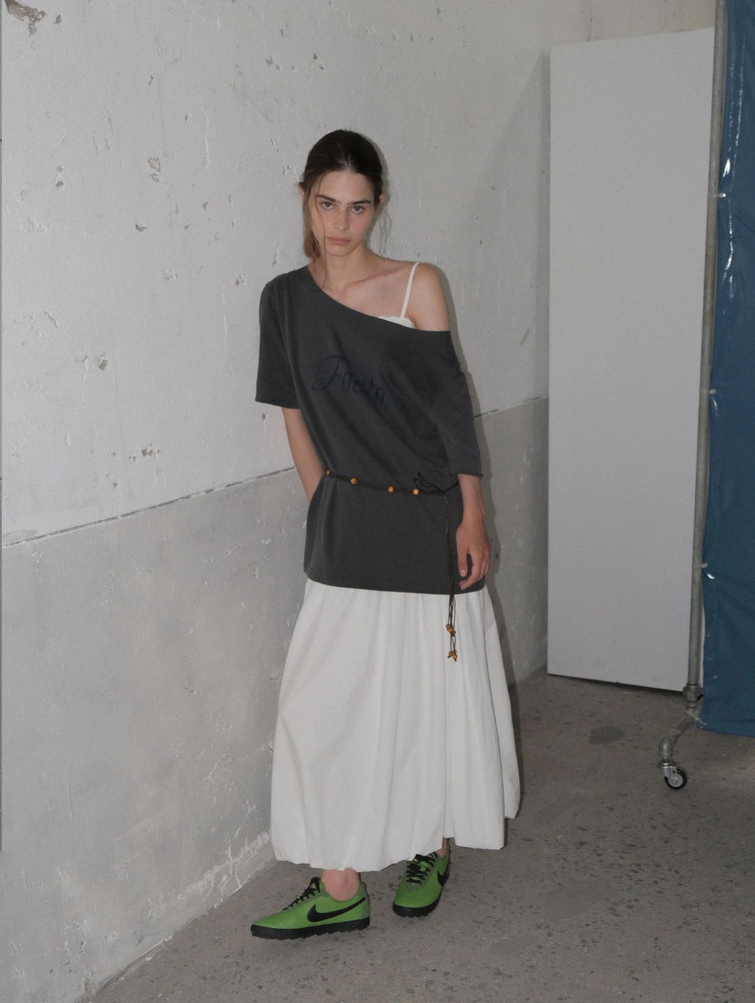 포에토 Volume note two-piece - ivory 상품 이미지 2