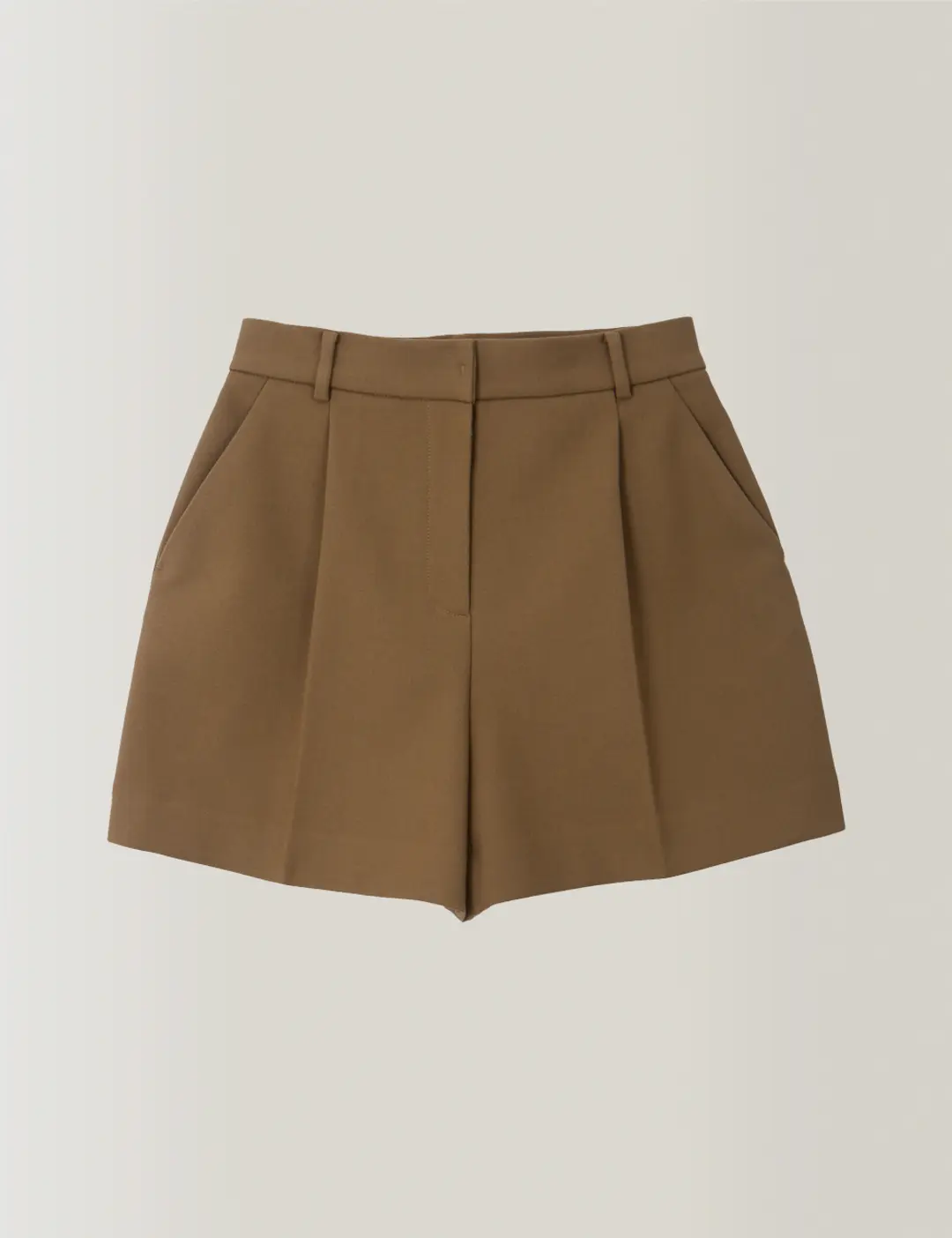 노미나떼 FW Classic Volume Short Pants (Khaki Beige) 상품 이미지 1