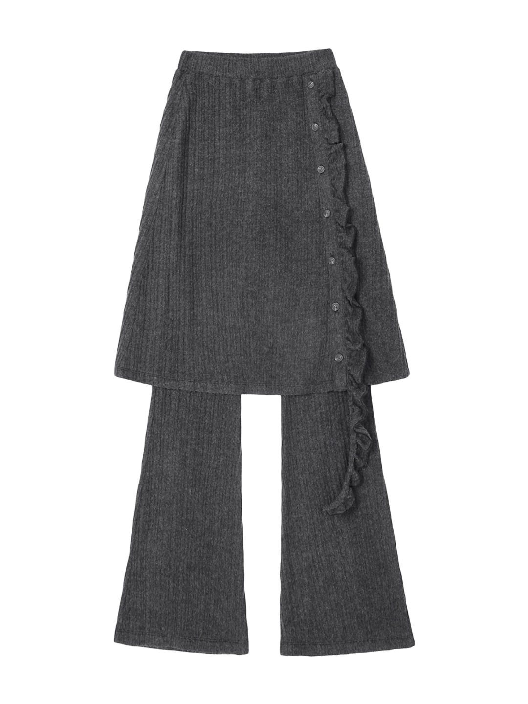 마가린핑거스 FRILL LAYERED SKIRT PANTS (CHARCOAL) 상품 이미지 1
