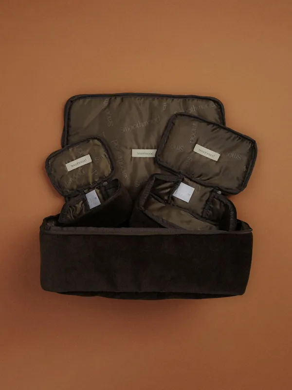 Smoothmood Logo Vanity Case Brown (2nd)
