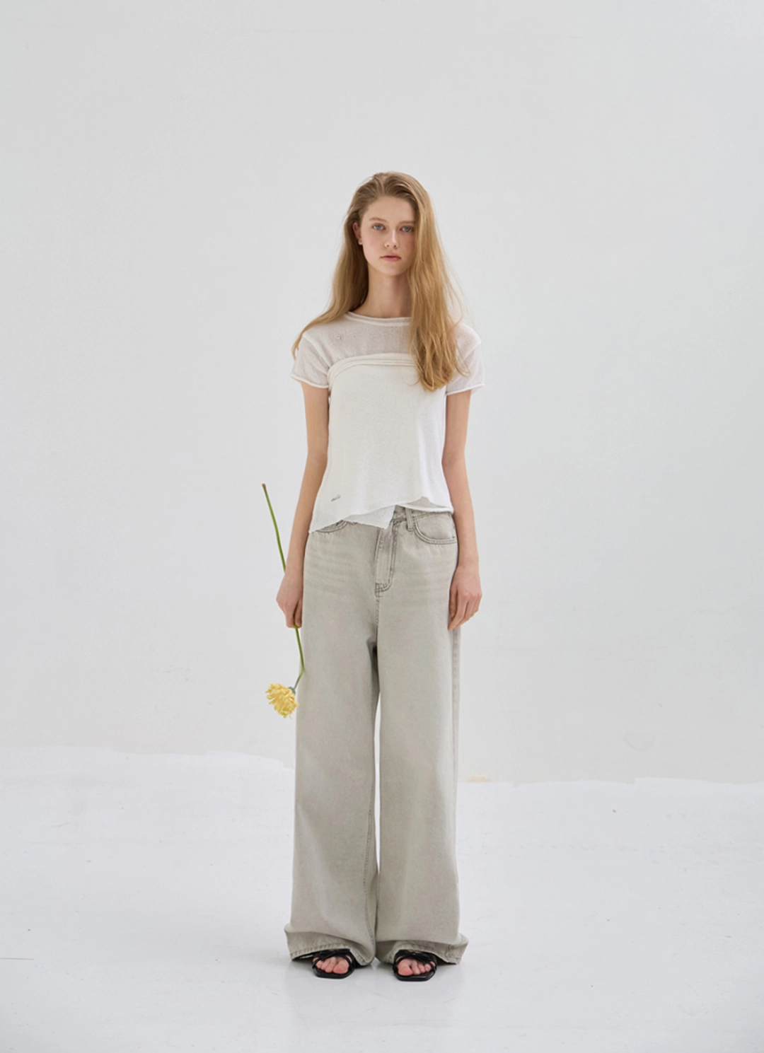 오디에스 Natural Round Knit (White) 상품 이미지 2