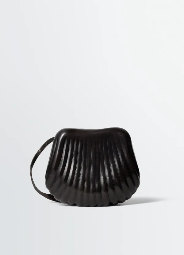 CARLOS BAG IN MOLDED LEATHER