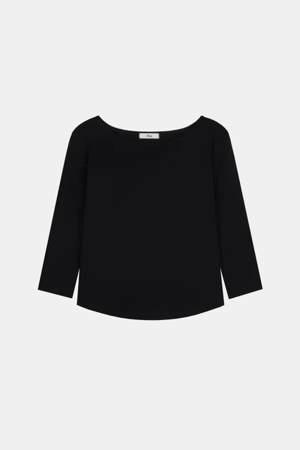 CURVE BOAT TEE_black
