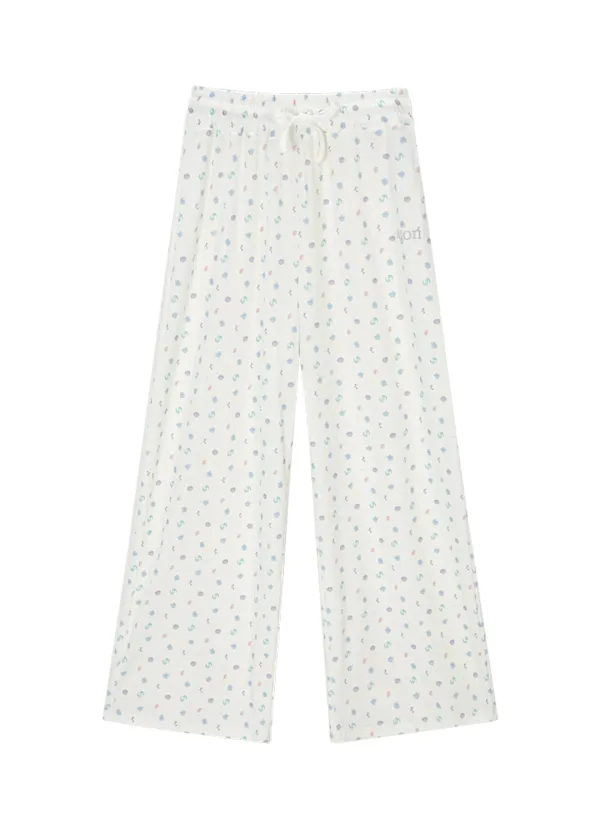 COZY WIDE PANTS / BLUE