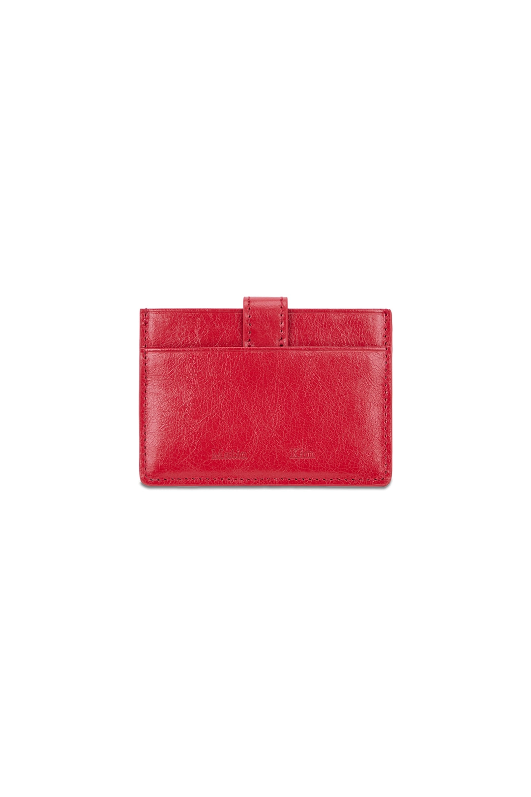마뗑킴 WESTERN BUCKLE CARD WALLET IN RED 상품 이미지 3