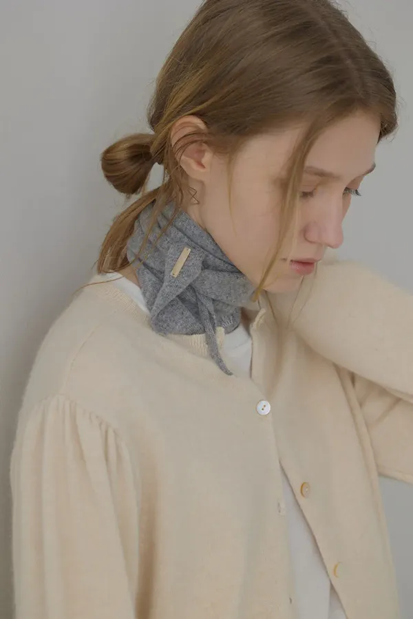 [17차]amelia petit knit muffler_gray