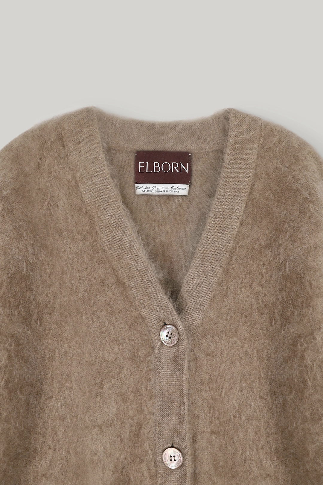 엘보른 Misty Washed Cashmere Knit Coat 상품 이미지 2