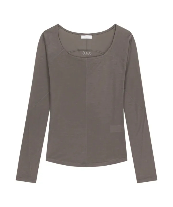 Flatseam Long Sleeve Top / Charcoal