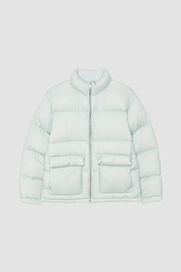 SHEER QUILTED DOWN JUMPER_LIGHT BLUE