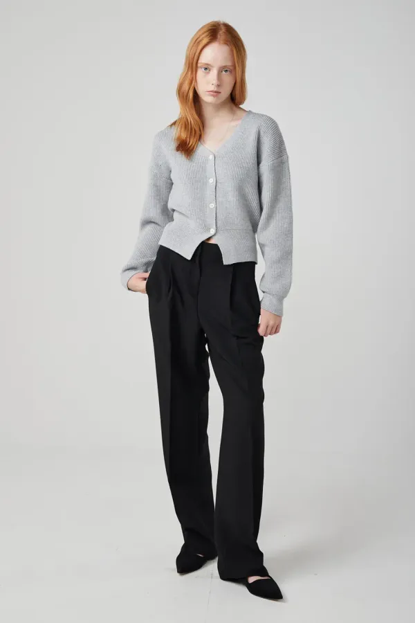 Elle tucked slacks_black