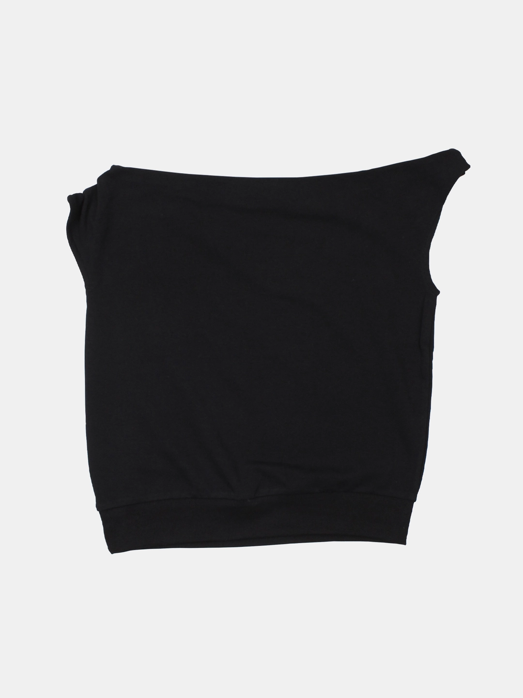 헤더먼트 slip down off shoulder top (black) 상품 이미지 1