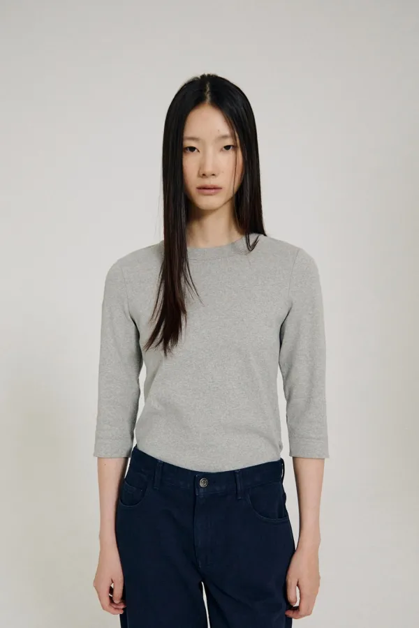 Cavel Slim Lib Tee (Melange Gray)