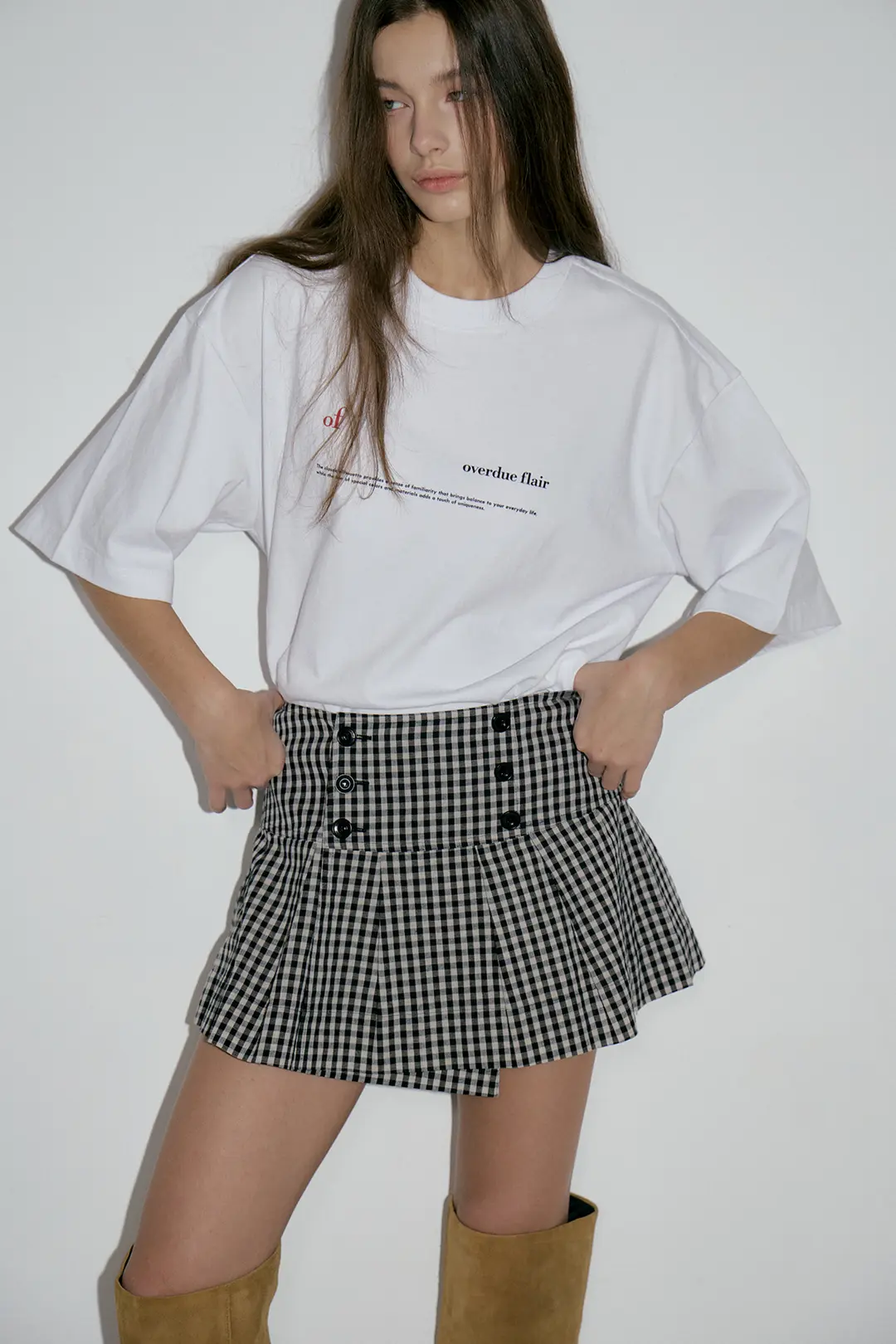 오버듀플레어 OF LETTERING T_WHITE 상품 이미지 2