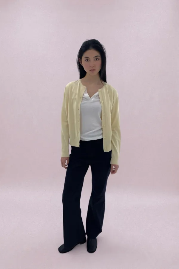 Mono Cardigan / Yellow