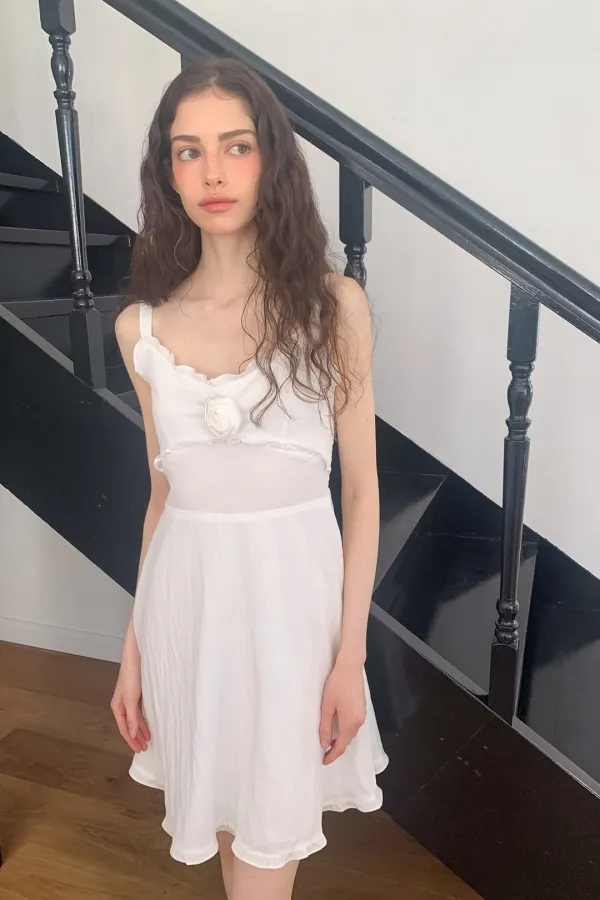 April Dress / White