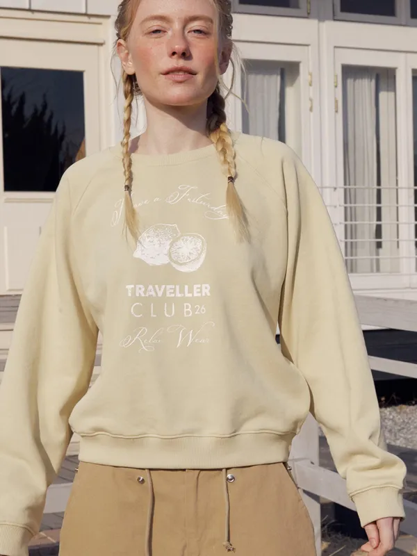 Lemonday Sweatshirt Yellow_F261TS02