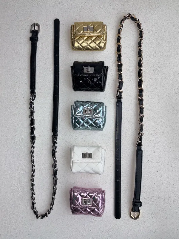 I Coin Purse + Coin Purse Chain Belt SET