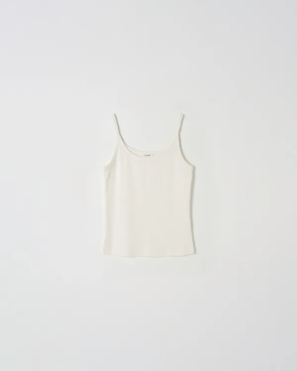 Scoop Neck Sleeveless [WHITE]