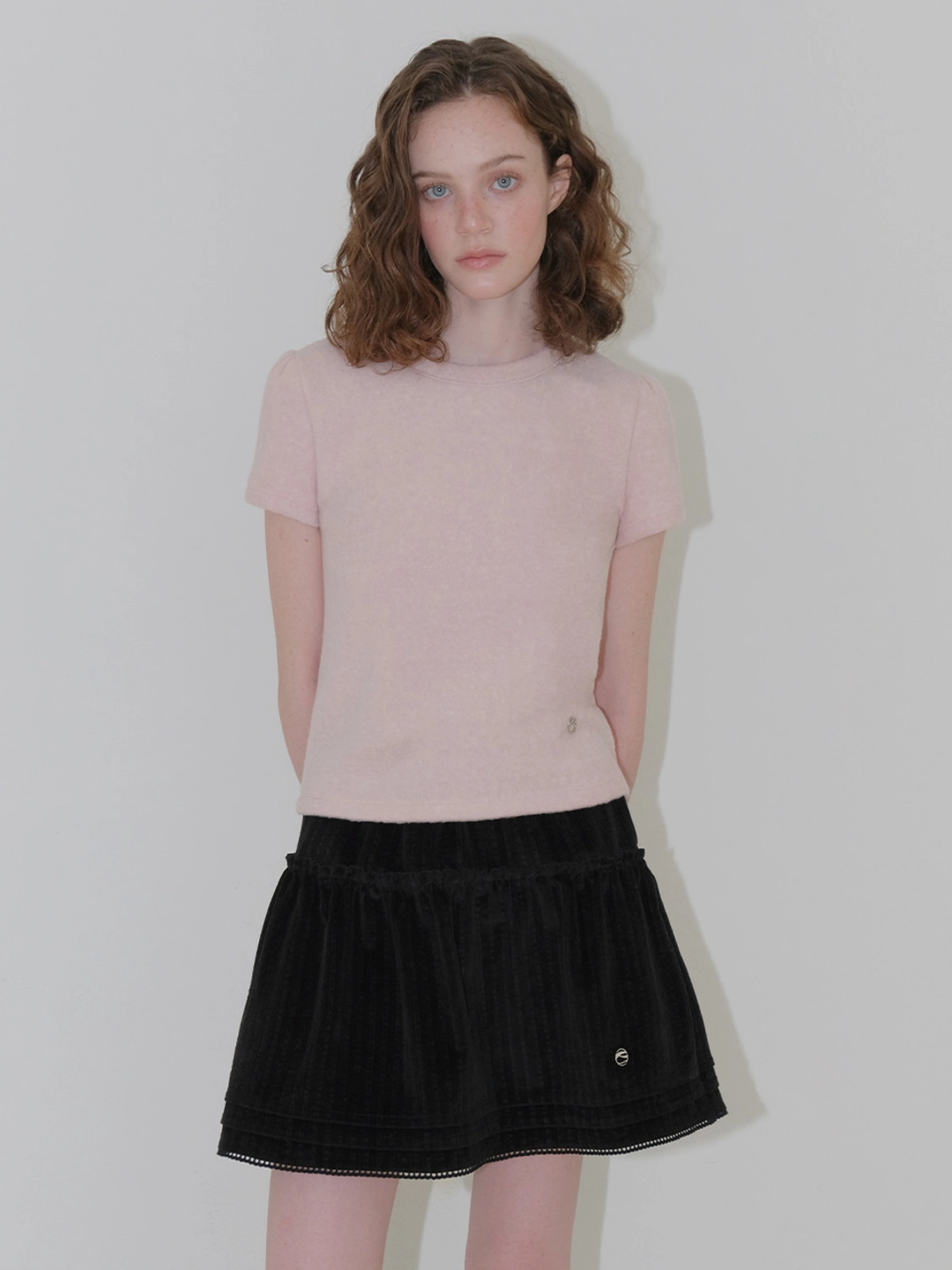 에트몽 Cozy Puff T-Shirt, Pink 상품 이미지 1