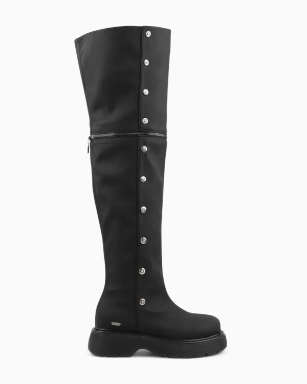 TWO-WAY SNAP BOOTS BLACK
